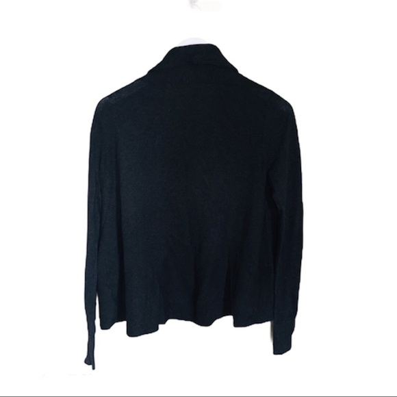 KISMET Dorothy Open Front Cocoon Knit Cardigan With Long Sleeves Grey Sz Medium - Picture 8 of 11